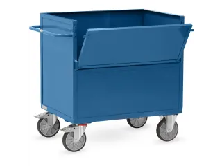 Bakwagens Met Wanden Van Staalplaat 2843 600kg 1200x800mm Ral5007 - 1