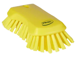 Vikan Hygiene extra grote handborstel extra harde vezels 230mm Geel
