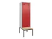 armoire vestiaire avec banc noir et blanc,HxlxP 2120x600x815mm