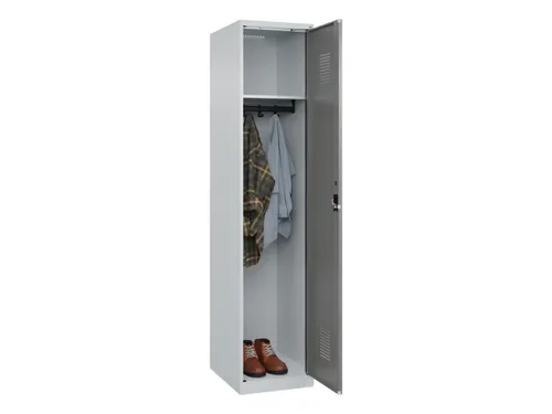 locker,HxBxD 1850x400x500mm,1vak,vak B 400mm,cil.-slot,staand op vloer