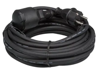 Rubber Verlengkabel - 10 M - 3g1.5 - Penaarde IP44 - 1