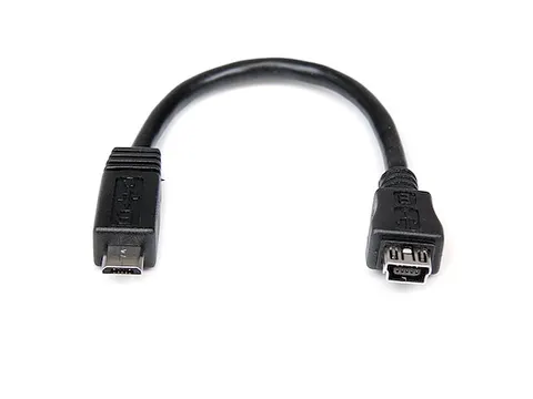 15cm Micro USB naar Mini USB Verloopkabel M/F