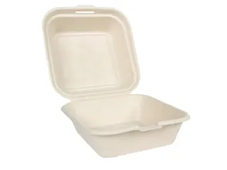 Hamburgerbox IEZZY Maxi IP suikerriet beige 50 stuks - 3