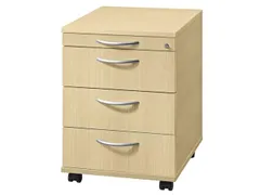 Mobiel Ladenblok Esdoorn 590x430x580mm Pennenlade 3laden Beugelgreep