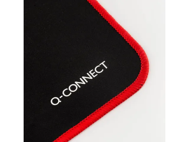 Tapis De Bureau Et Tapis De Souris, Ft 90 X 40 Cm, Noir Avec Bord Roug