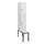 Dubbeldekse dekenkist,HxBxD 1950x300x815mm,1x2vak.,vak B 300mm