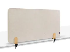 Elements Bureauscherm 60x120 akoestisch Beige klemmen