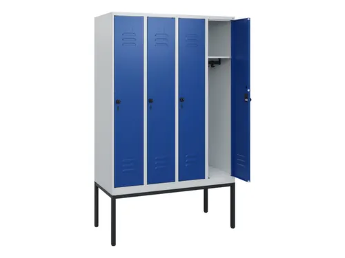 locker,HxBxD 1950x1200x500mm,4vak,vak B 300mm,draaigrendel