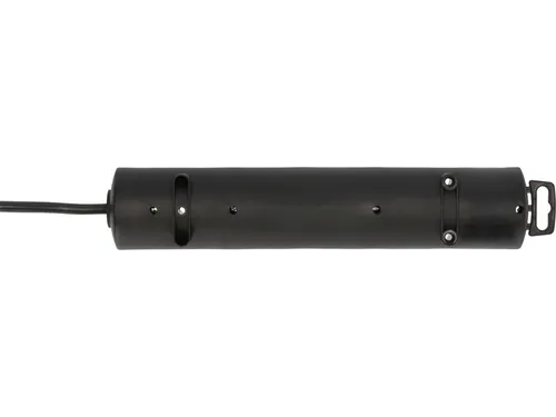 Stekkerdoos Brennenstuhl Comfort Plus 4vdg incl platte stekker 2m zw