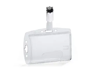 Kaarthouder 54x87mm GESLOTEN met clip voor 1 kaart single pack - 2