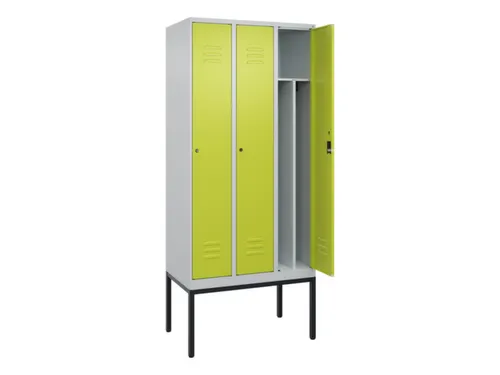 locker voor scheiding van kleding,HxBxD 2120x900x500mm,3vak