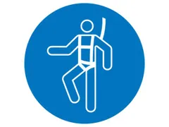 gebodsbord,veiligheidsgordel aanbrengen,sticker,folie,Ø 100mm