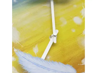 Wandklok Nextime dia 30cm multicolour kunststof Feathers - 7