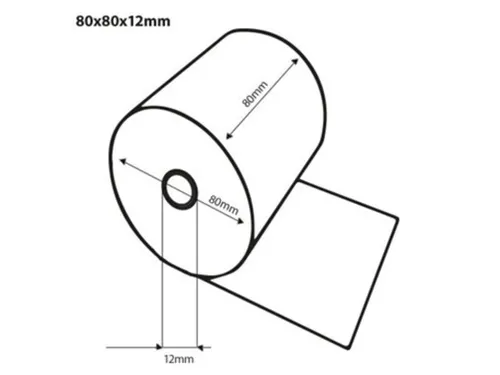 Kassarol Quantore 80x75x12mm Thermisch