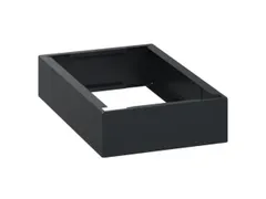 sokkel,HxBxD 100x300x500mm,kunststof,RAL7021,meerprijs