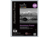 Fotolijst Seco A4 zilverkleur Geborsteld aluminium. 11mm