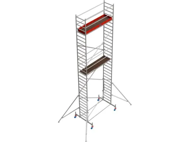 rolsteiger,werk H 9,4m,steiger H 8,5m,platform BxD 2500x750mm
