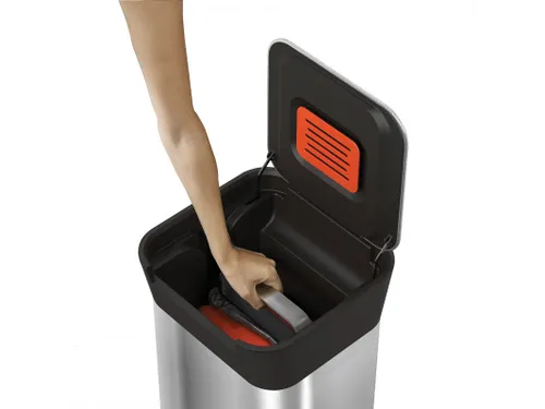 Pedaalemmer Intelligent Waste Titan 20 Liter Mat RVs Zwart