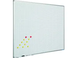 Smit Visual ruitbord 90x120cm softline profiel ruit 2x2cm
