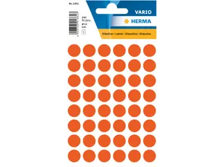 HERMA 1862 Multipurpose etiketten Rond 13mm Rood 240 stuks - 1