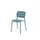 Outdoor bezoekersstoel,4voeten blauw,rug PP blauw