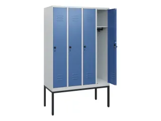 locker,HxBxD 1950x1200x500mm,4vak,vak B 300mm,draaigrendel - 2