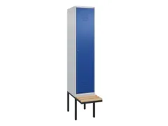 locker met bank,HxBxD 2120x400x815mm,1vak,vak B 400mm,cil.-slot