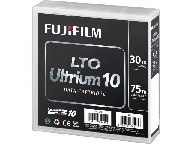 LTO Ultrium 10 tape 30tb/75Tb Datacartridge