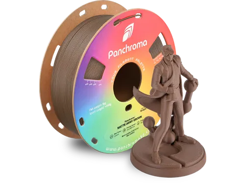 PLA Matte 1,75mm Army bruin 1kg Panchroma 3D Filament