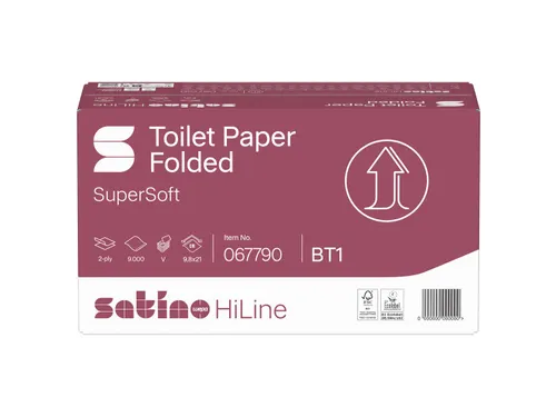 Satino HiLine toiletpapier Bulk 2-laags 30x300 vel helderwit
