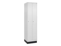 locker,HxBxD 1950x500x500mm,2vak,vak B 250mm,cil.-slot,sokkel