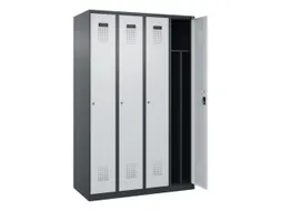 locker voor scheiding van kleding,HxBxD 1850x1200x500mm,4vak