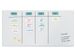 Glasmagneetbord XL Sigel mat super wit 2000x1000x18mm 2 magn