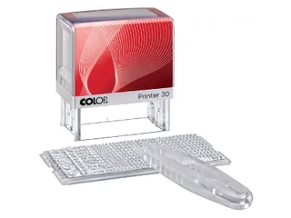 Tekststempel Colop Printer 30/1 5regels 47x18mm zwart - 1