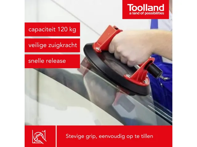 Professionele Zuignap met vacuümpomp max. 120 kg