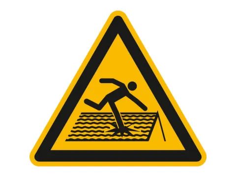 Waarschuwingsbord,V. Binnen/Buiten