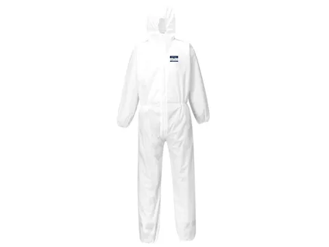 Portwest ST30 coverall, wit, maat 4XL, per 50 stuks
