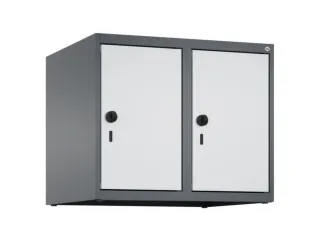 opzetkast,v. locker,2vak.,vak B 300mm,HxBxD 500x600x500mm,vleugeldeur - 1
