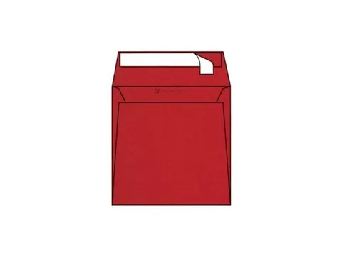 OUTLET Gekleurde Envelop 120 gram 170x170mm Rood 250 Stuks