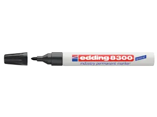 Viltstift edding 8300 industrie rond zwart 1.5-3mm - 1