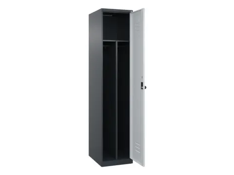 locker voor scheiding van kleding,HxBxD 1850x400x500mm,1vak