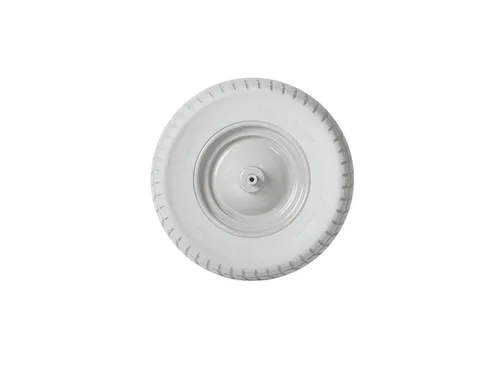 kruiwagenwiel,draagverm. 250kg,ØxB 400x130mm,aslengte 100mm,PU-banden