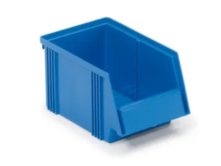 magazijnbak,HxBxD 130x149x250mm,2,7l,PP,blauw - 1