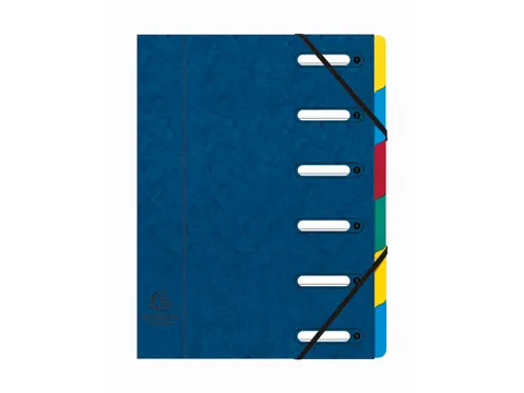 Sorteermap Harmonika vensters 6 vak ass