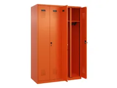 locker voor scheiding van kleding,HxBxD 1850x1200x500mm,4vak