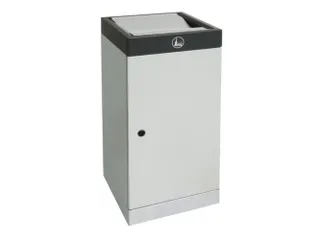 afvalbak,niet-brandbaar,70l,HxBxD 850x400x300mm,binnenbak staal - 1