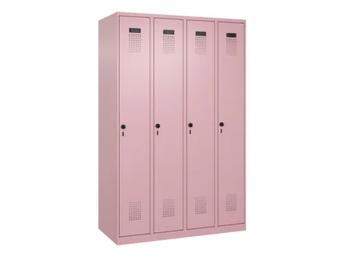 locker,HxBxD 1850x1200x500mm,4vak,vak B 300mm,draaigrendel