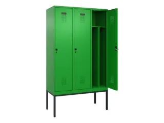 locker voor scheiding van kleding,HxBxD 2120x1200x500mm,3vak - 1