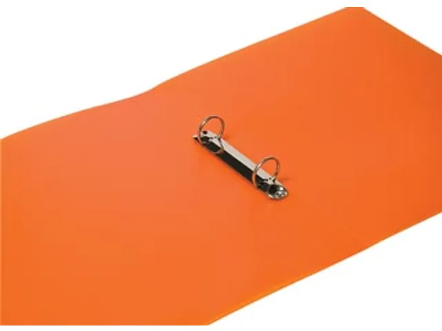 Ringmap A4 PP 2 Ringen 25mm Transparant Oranje