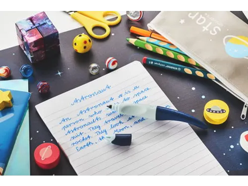 Rollerpen STABILO Easyoriginal 3D DreamWorld linkshandig medium blauw